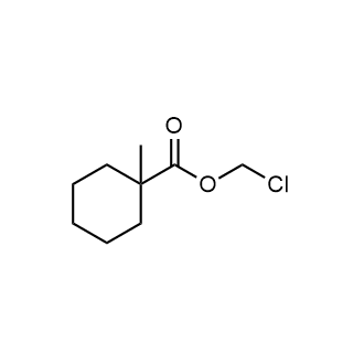 氯甲基1-甲基环己烷-1-羧酸酯结构式