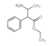 Benzeneacetic acid, a-(1-aminoethyl)-, ethyl ester结构式