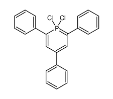 1,1-dichloro-2,4,6-triphenyl-1λ5-phosphacyclohexa-1,3,5-triene Structure