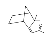 (3,3-dimethyl-[2]norbornyliden)-acetone Structure