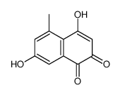4,7-dihydroxy-5-methylnaphthalene-1,2-dione结构式