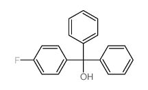 Benzenemethanol,4-fluoro-a,a-diphenyl- Structure