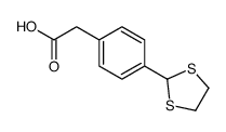 2-[4-(1,3-dithiolan-2-yl)phenyl]acetic acid Structure