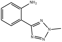 2-(2-甲基-2H-1,2,3,4-四唑-5-基)苯胺结构式