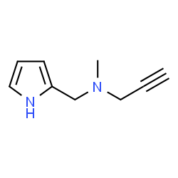 1H-Pyrrole-2-methanamine,N-methyl-N-2-propynyl-(9CI)结构式
