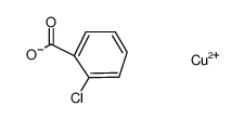 copper(II)(o-chlorobenzoate)2 Structure