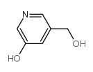 5-(羟甲基)吡啶-3-醇结构式