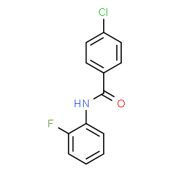 4-chloro-N-(2-fluorophenyl)benzamide结构式