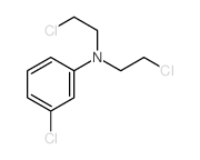 Aniline, m-chloro-N,N-bis(2-chloroethyl)-结构式