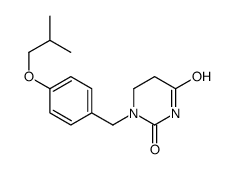 1-[[4-(2-methylpropoxy)phenyl]methyl]-1,3-diazinane-2,4-dione Structure