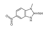 1H-Benzimidazol-2-amine,1-methyl-5-nitro-(9CI) structure