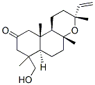 (13R)-18-Hydroxy-8-methyl-14-oxapimar-15-en-2-one结构式
