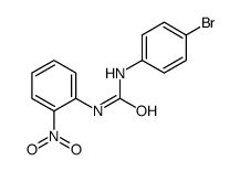 1-(4-bromophenyl)-3-(2-nitrophenyl)urea结构式