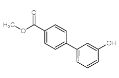 3'-羟基联苯-4-甲酸甲酯结构式