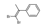 (2,2-dibromo 1-methylethenyl)benzene Structure