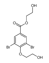 2-hydroxyethyl 3,5-dibromo-4-(2-hydroxyethoxy)benzoate结构式