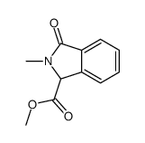 Methyl 2-Methyl-3-oxoisoindoline-1-carboxylate结构式