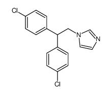1-[2,2-bis(4-chlorophenyl)ethyl]imidazole结构式