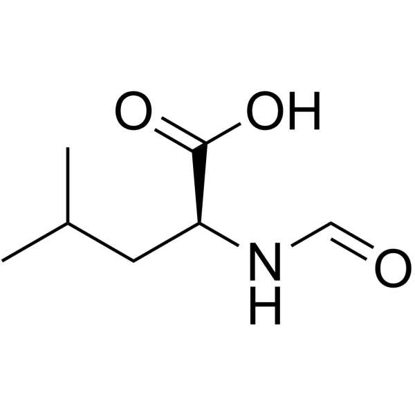 N-Formyl-L-leucine Structure