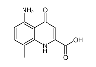 5-amino-8-methyl-4-oxo-1H-quinoline-2-carboxylic acid Structure