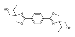[4-ethyl-2-[4-[4-ethyl-4-(hydroxymethyl)-5H-1,3-oxazol-2-yl]phenyl]-5H-1,3-oxazol-4-yl]methanol Structure