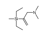 2-[diethyl(methyl)silyl]-N,N-dimethylprop-2-en-1-amine结构式