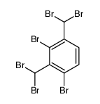 1,3-dibromo-2,4-bis(dibromomethyl)benzene Structure