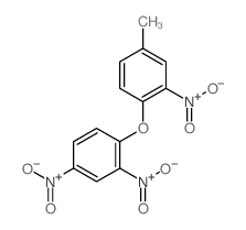 1-(4-methyl-2-nitro-phenoxy)-2,4-dinitro-benzene结构式
