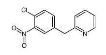 2-(4-chloro-3-nitro-benzyl)-pyridine结构式
