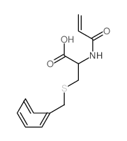 3-benzylsulfanyl-2-(prop-2-enoylamino)propanoic acid结构式