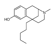 2'-Hydroxy-2-methyl-5-pentyl-6,7-benzomorphan Structure