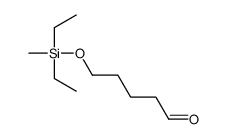 5-[diethyl(methyl)silyl]oxypentanal结构式