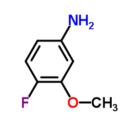 3-甲氧基-4-氟苯胺结构式