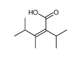 3,4-dimethyl-2-propan-2-ylpent-2-enoic acid Structure