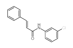 2-Propenamide,N-(3-chlorophenyl)-3-phenyl- structure
