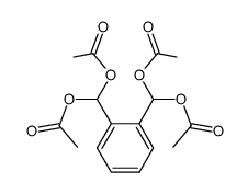 1,2-bis-diacetoxymethyl-benzene结构式