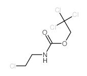2,2,2-trichloroethyl N-(2-chloroethyl)carbamate结构式