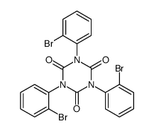 1,3,5-tris(2-bromophenyl)-1,3,5-triazinane-2,4,6-trione结构式
