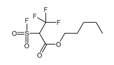 pentyl 3,3,3-trifluoro-2-fluorosulfonylpropanoate Structure