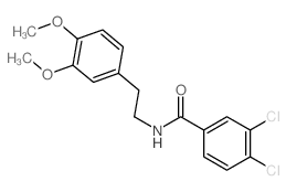 3,4-dichloro-N-[2-(3,4-dimethoxyphenyl)ethyl]benzamide Structure