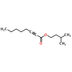 2-辛炔酸异戊酯结构式