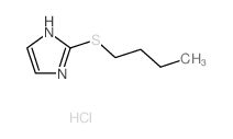 2-butylsulfanyl-1H-imidazole结构式