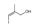 3-iodo-2-methylprop-2-en-1-ol Structure