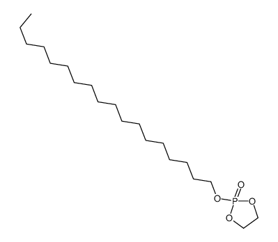 2-octadecoxy-1,3,2λ5-dioxaphospholane 2-oxide Structure