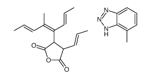 dihydro-3-(tetrapropenyl)furan-2,5-dione, compound with methyl-1H-benzotriazole structure