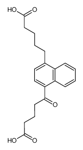 δ-oxo-1,4-naphthalendivaleriansaeure Structure
