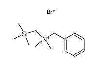 Benzyldimethyl[(trimethylsilyl)methyl]ammonium bromide结构式