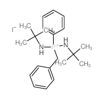 Phosphorus(1+),bis(2-methyl-2-propanaminato)phenyl(phenylmethyl)-, iodide, (T-4)- (9CI) Structure