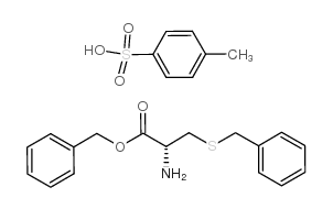 S-苄基-L-半胱氨酸苄基酯4-甲苯磺酸盐结构式