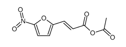 (E)-acetic (E)-3-(5-nitrofuran-2-yl)acrylic anhydride Structure